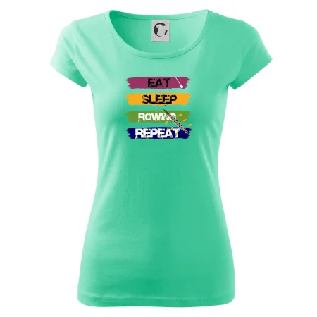 Eat sleep rowing repeat farebné