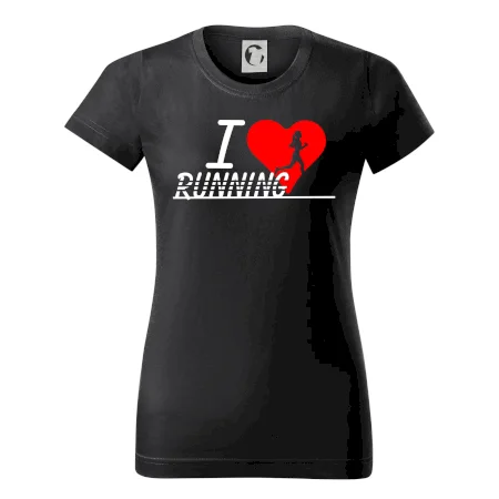 I love running dievča