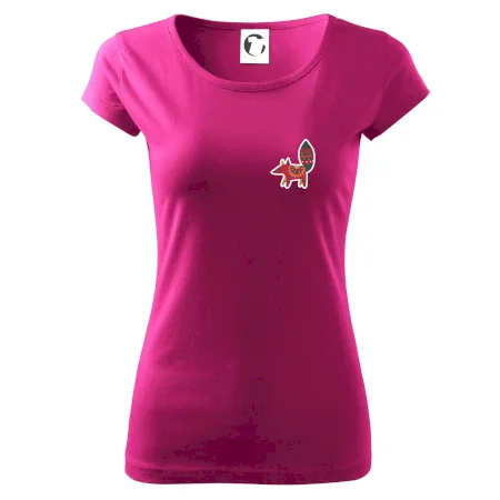 Folklór na prsníku líška