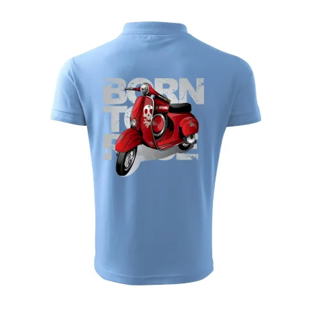 Scooter born to ride red