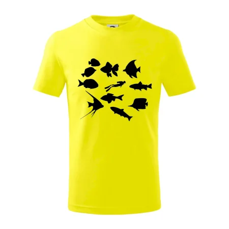 Potápač ryby štvorec