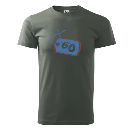 60 na krku štítok