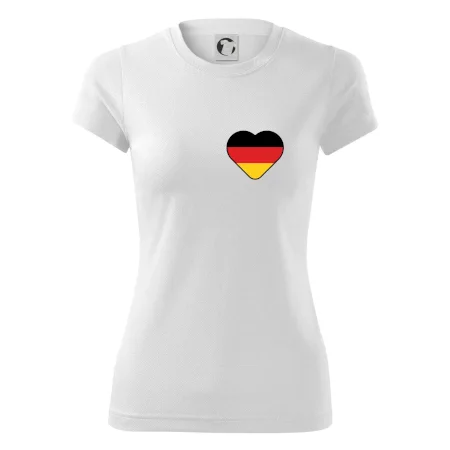 Germany love prso - Nemecká vlajka