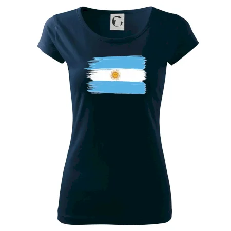 Argentína vlajka kreslená štetkou