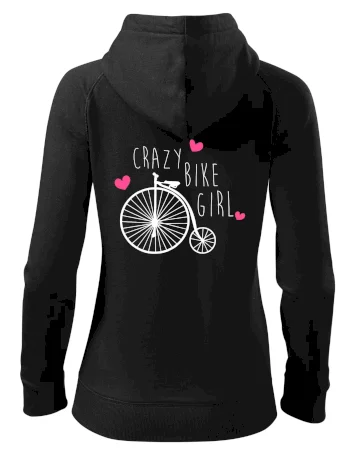 Crazy bike girl