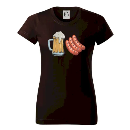 Pivo a klobása