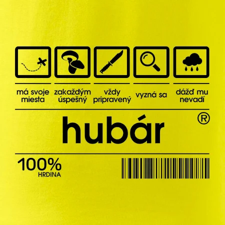 Čiarový kód - Hubár