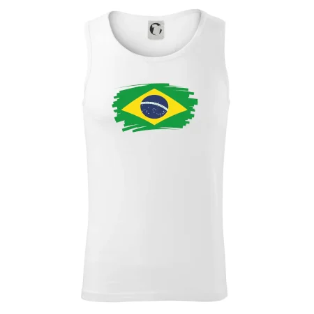 Brazília vlajka štetkou