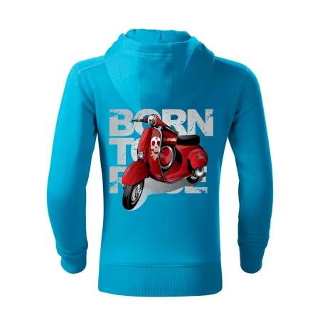 Scooter born to ride red