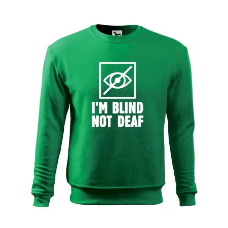 I'm blind not deaf