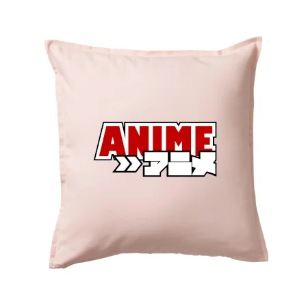 Anime nápis červený