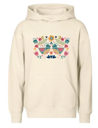 Folklór - dva farebné vtáčiky