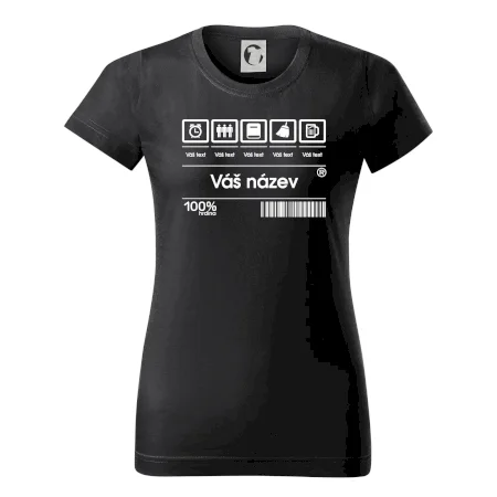 Čárový kód - Vlastní text