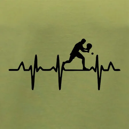 EKG stolný tenista stojaci