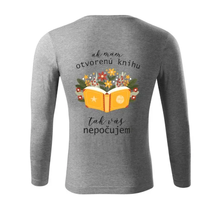 Ak mám otvorenú knihu, tak vás nepočujem