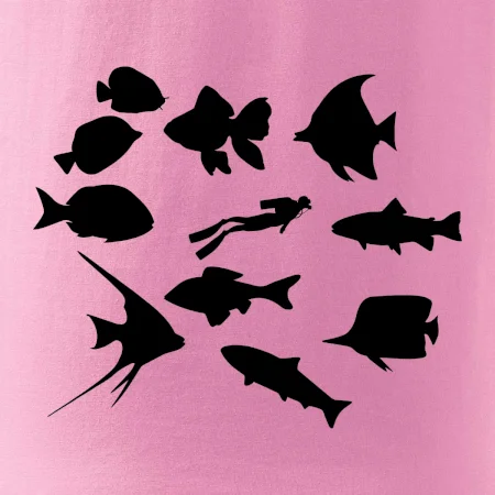 Potápač ryby štvorec