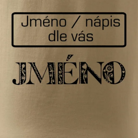 Folklór - meno - nápis