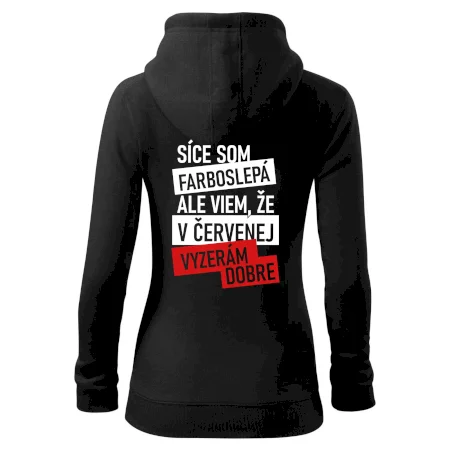 Síce som farboslepá, ale viem, že v červenej vyzerám dobre