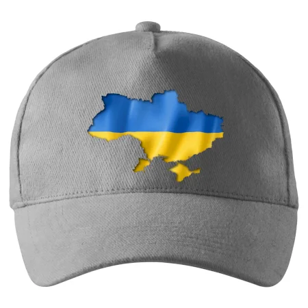 Ukrajina vlajka mapa