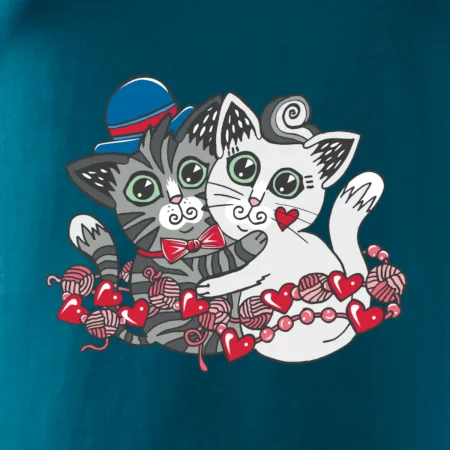 Mačky v objatí (Pecka design)