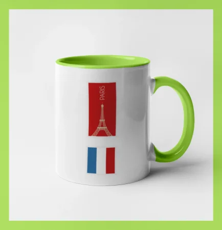 Paríž známka farebná