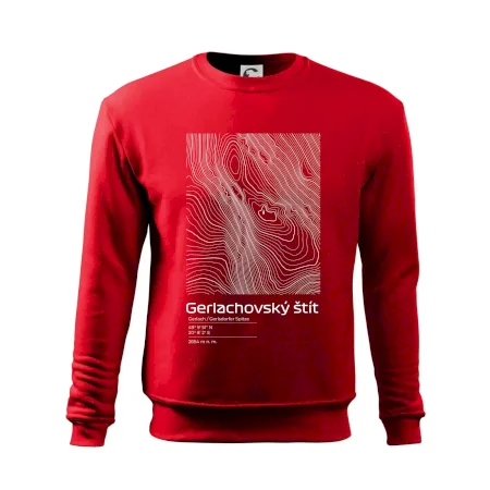 Gerlachovský štít - vrstevnice v obdĺžniku