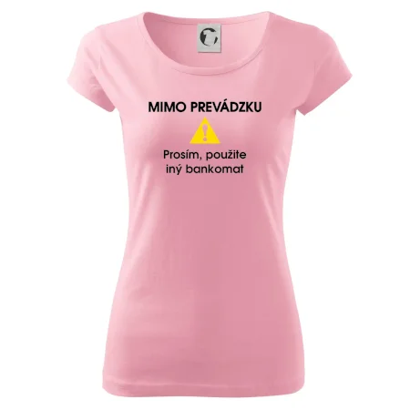 Mimo prevádzku prosím, použite iný bankomat