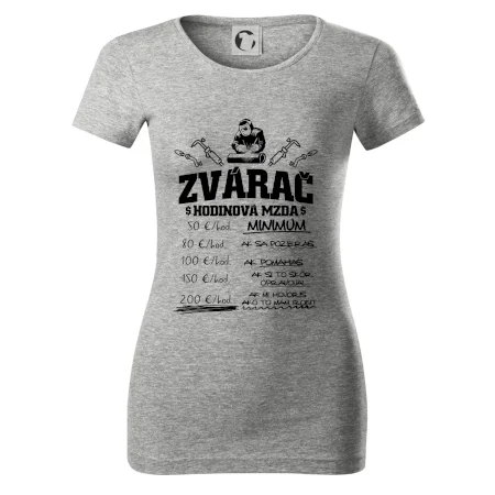 Hodinová mzda zvárač