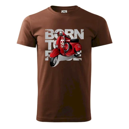 Scooter born to ride red