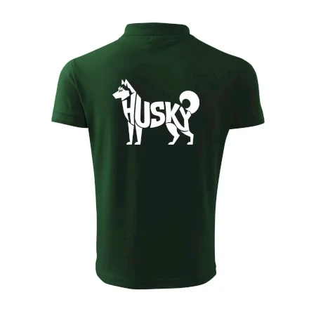 Husky nápis v tele