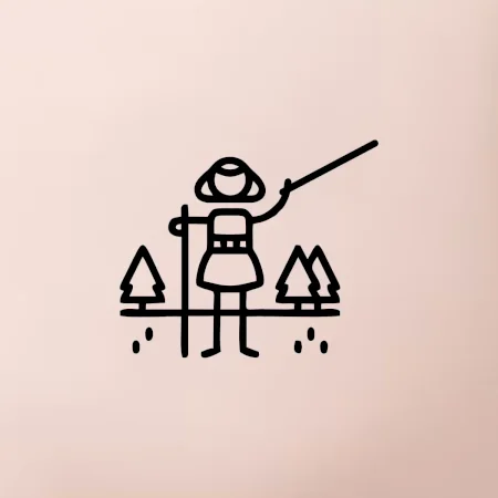 Nordic walking ikona