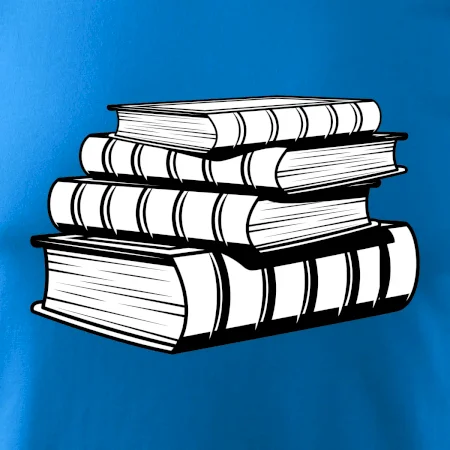 Knihy čiernobiele na sebe