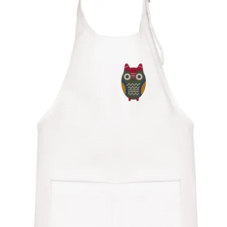 Folklór na prsníku sova