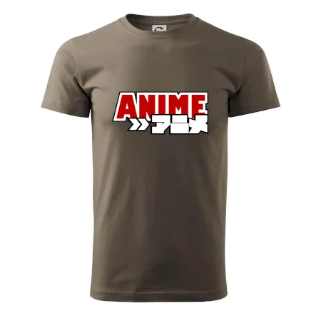 Anime nápis červený