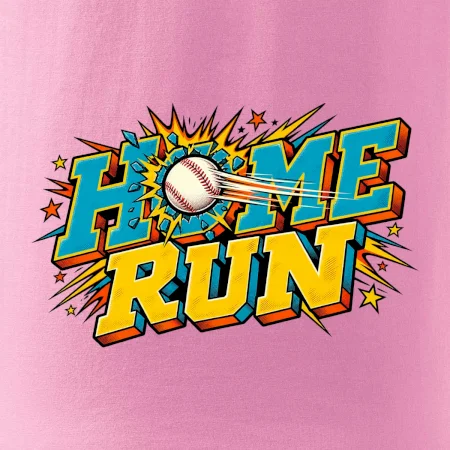Home run komiksový nápis