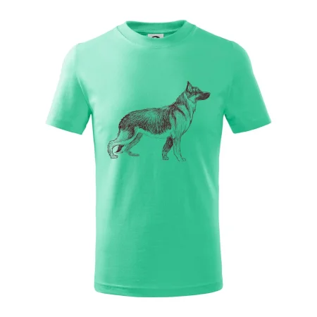 Nemecký ovčiak - kreslený skica  