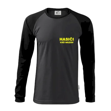 Hasiči - žltý nápis - váš názov zboru