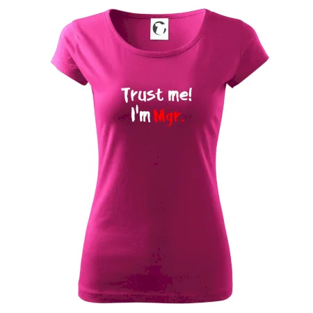 Trust me I´m  Mgr. / Ver mi som Magister.