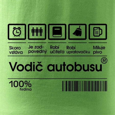 Čiarový kód - Vodič autobusu