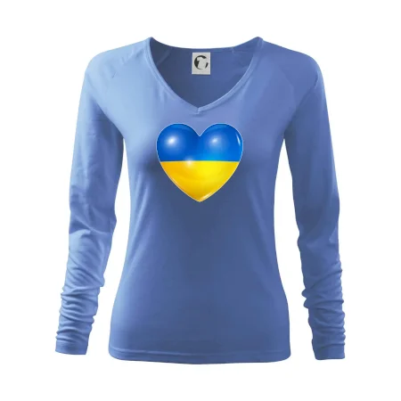 Ukrajina srdce vlajka