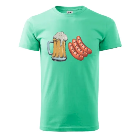Pivo a klobása