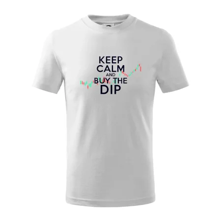 Zelenočervený graf Keep Calm and Buy the Dip