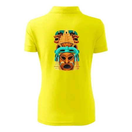 Mayová maska s pyramídou