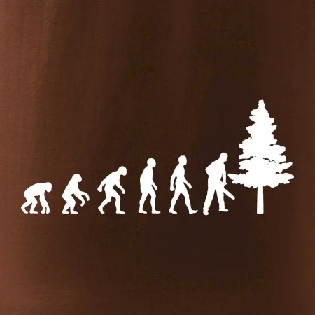 Evolúcia drevorubač - píla a strom