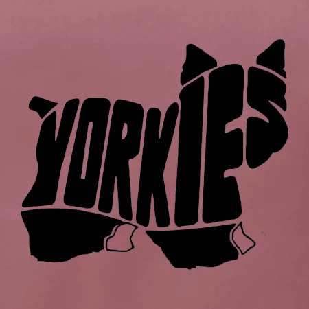 Yorkšírský teriér - Yorkie - Nápis v tele