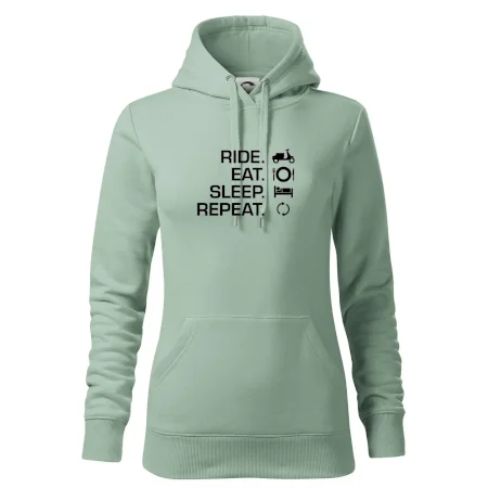 Ride Eat Sleep Repeat moto skúter