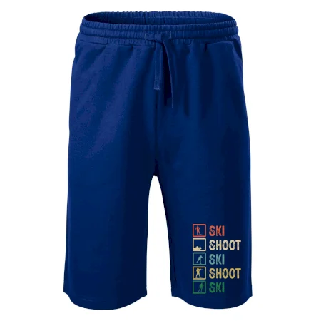 Biatlon ski shoot ski