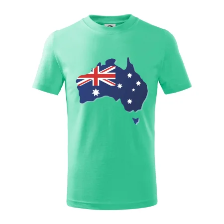 Austrália - vlajka mapa