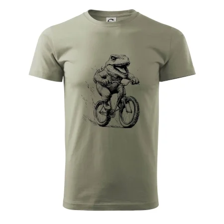 Naštvaný Dinosaurus na bicykli