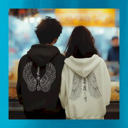 Párova mikina - Jeho anjel , Jej strážca